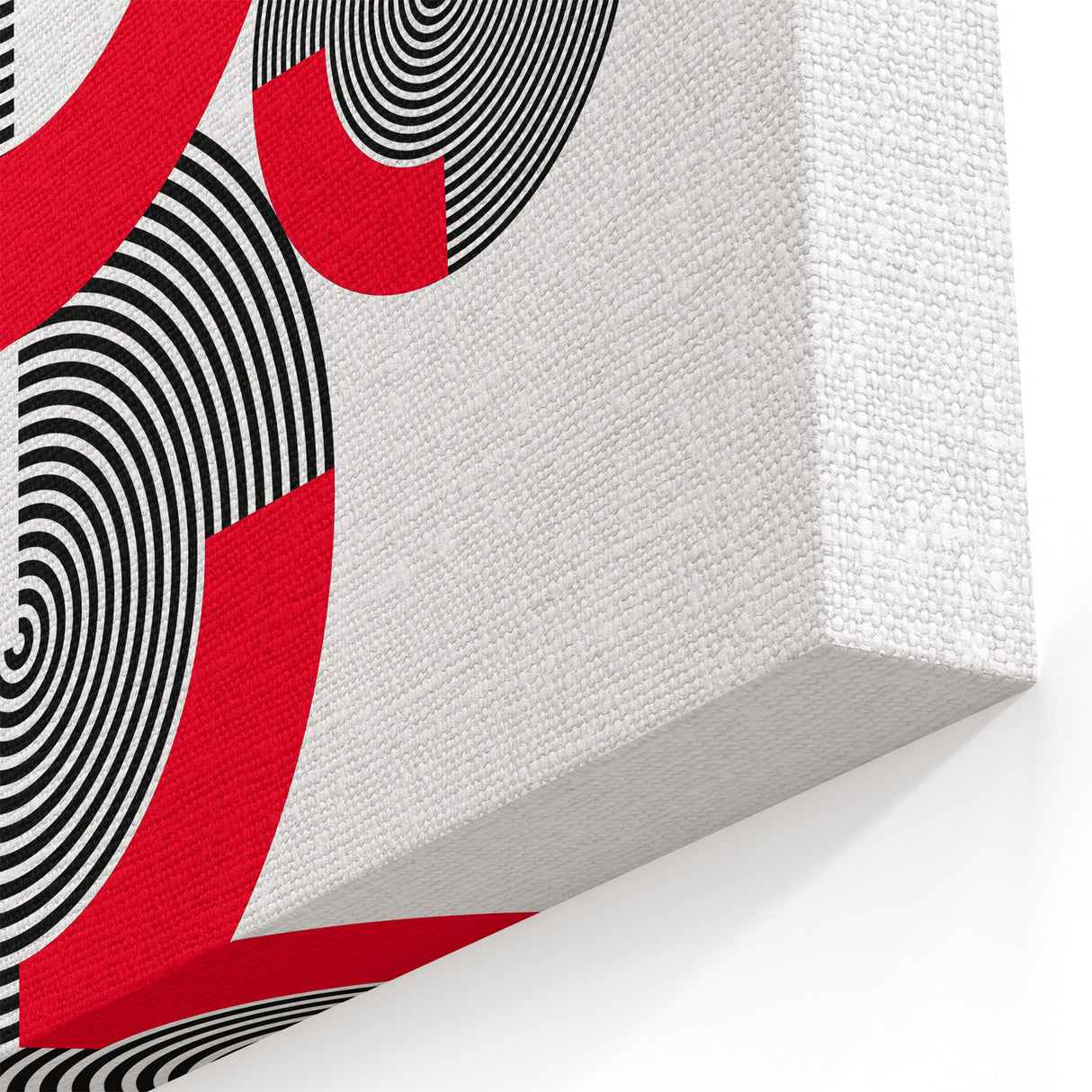 Geometric Abstract Paintings – Bold Modern Spiral Wall Art