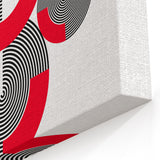 Geometric Abstract Paintings – Bold Modern Spiral Wall Art