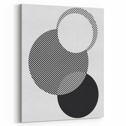 Minimalist Wall Decor – Geometric Abstract Circles Print