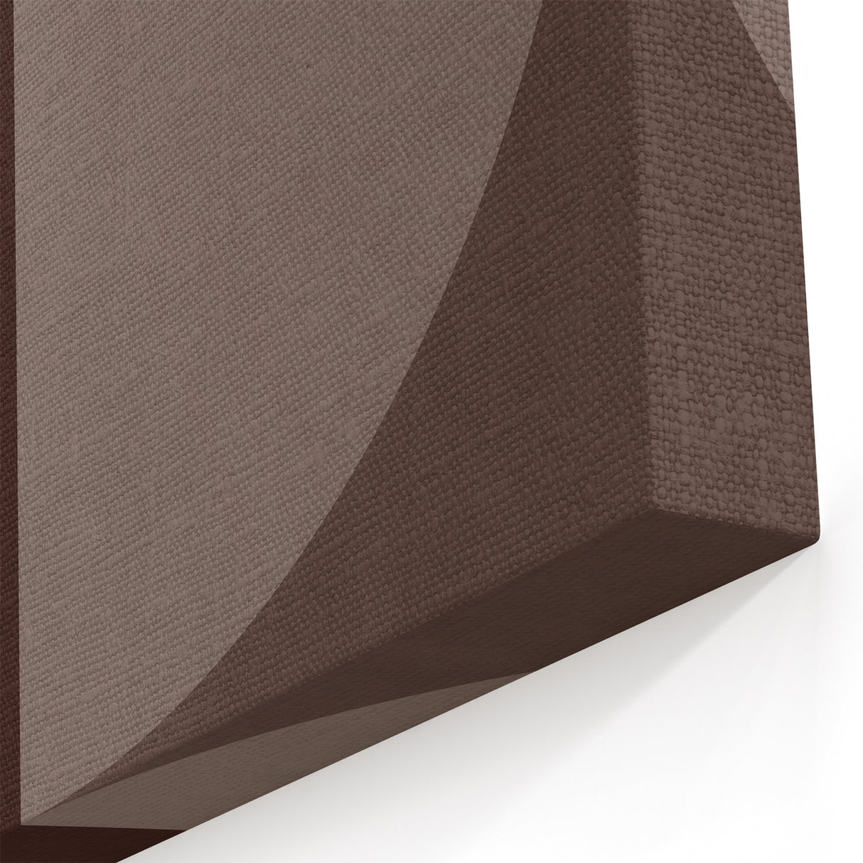 Minimalist Abstract Paintings – Earthy Geometric Brown Art