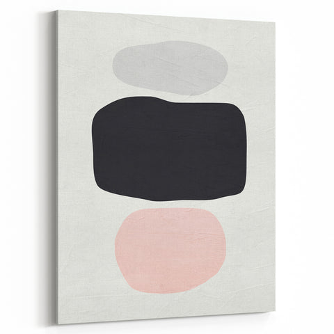 Minimalist Wall Decor – Soft Geometric Abstract Canvas