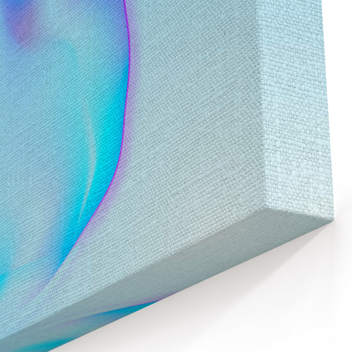 Minimalist Abstract Art – Fluid Blue Modern Wall Decor