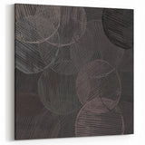 Contemporary Canvas Prints – Dark Geometric Abstract Art
