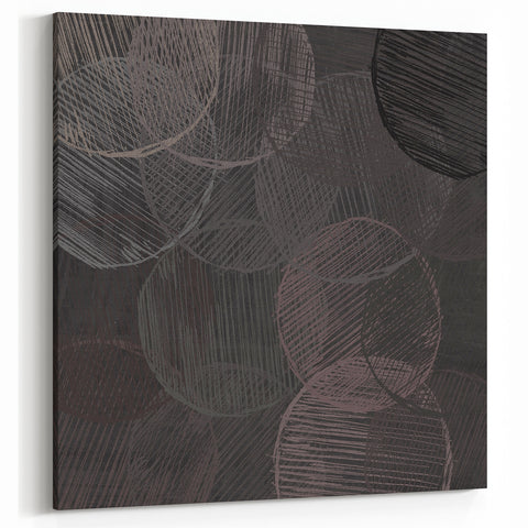 Contemporary Canvas Prints – Dark Geometric Abstract Art