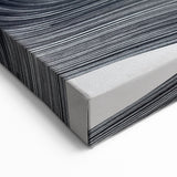 Minimalist Wall Decor - Teal and Black Abstract Art Print