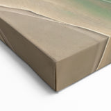 Large Modern Art Piece - Beige and Black Abstract Canvas