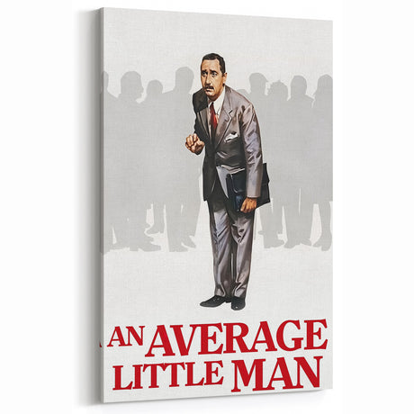 1970s Vintage Movie Poster An Average Little Man Classic Art