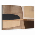 Modern Abstract Wall Art - Brown and Beige Geometric Print