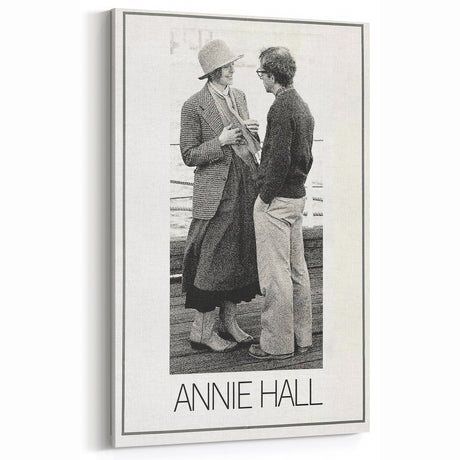 1970s Vintage Movie Poster Annie Hall Classic Romance Film Art