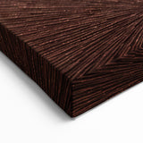 Abstract Art for Sale - Teal and Brown Geometric Canvas Print