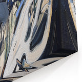 Abstract Art for Sale - Bold Black & Blue Contemporary Painting