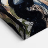 Abstract Art for Sale - Bold Black & Blue Contemporary Painting