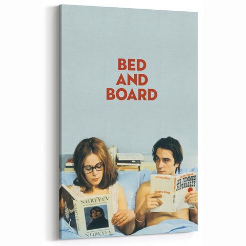 Bed and Board 1970s Vintage Movie Poster Classic 70s Film Art