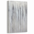 Minimalist Abstract Painting - White & Gray Modern Wall Art