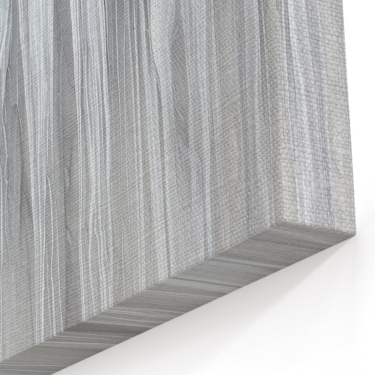 Minimalist Abstract Painting - White & Gray Modern Wall Art