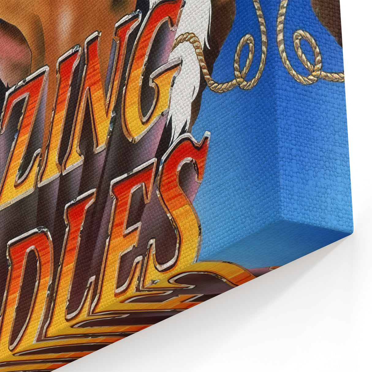 Blazing Saddles 1970s Vintage Movie Poster Classic 70s Film Art