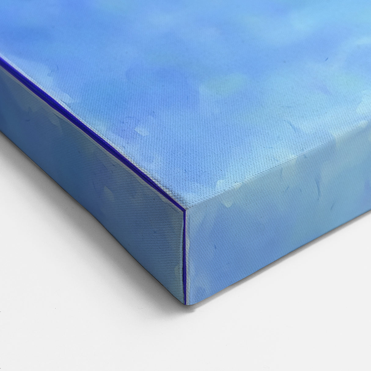 Contemporary Canvas Prints - Bold Blue Abstract Minimalist Art