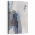 Earthen Harmony Abstracts - Neutral Blue & Gray Abstract Wall Art