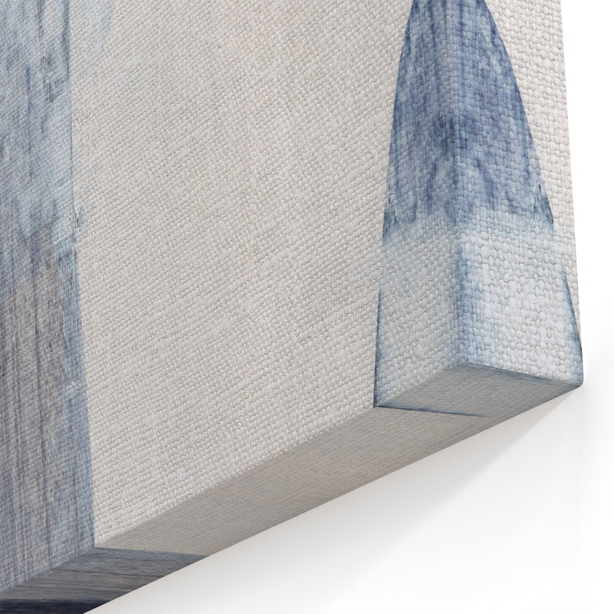 Earthen Harmony Abstracts - Neutral Blue & Gray Abstract Wall Art
