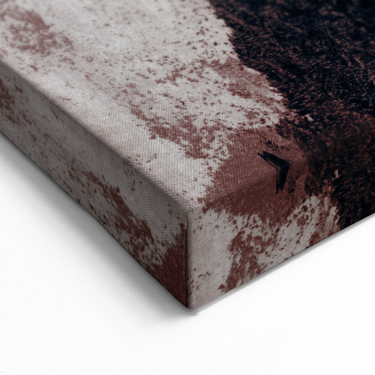 Earthen Harmony Abstracts - Bold Black & Brown Abstract Wall Art