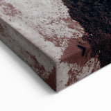 Earthen Harmony Abstracts - Bold Black & Brown Abstract Wall Art