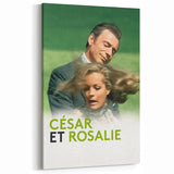 César et Rosalie 1970s Vintage Movie Poster Classic 70s Film Art