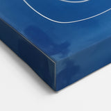 Large Modern Art Pieces - Teal & Purple Geometric Wall Art