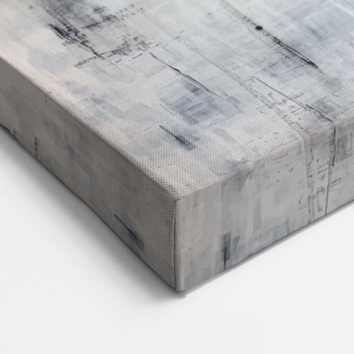 Geometric Abstract Paintings - Black & White Minimalist Wall Art