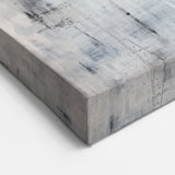 Geometric Abstract Paintings - Black & White Minimalist Wall Art