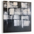Minimalist Wall Décor - Black & White Abstract Geometric Print
