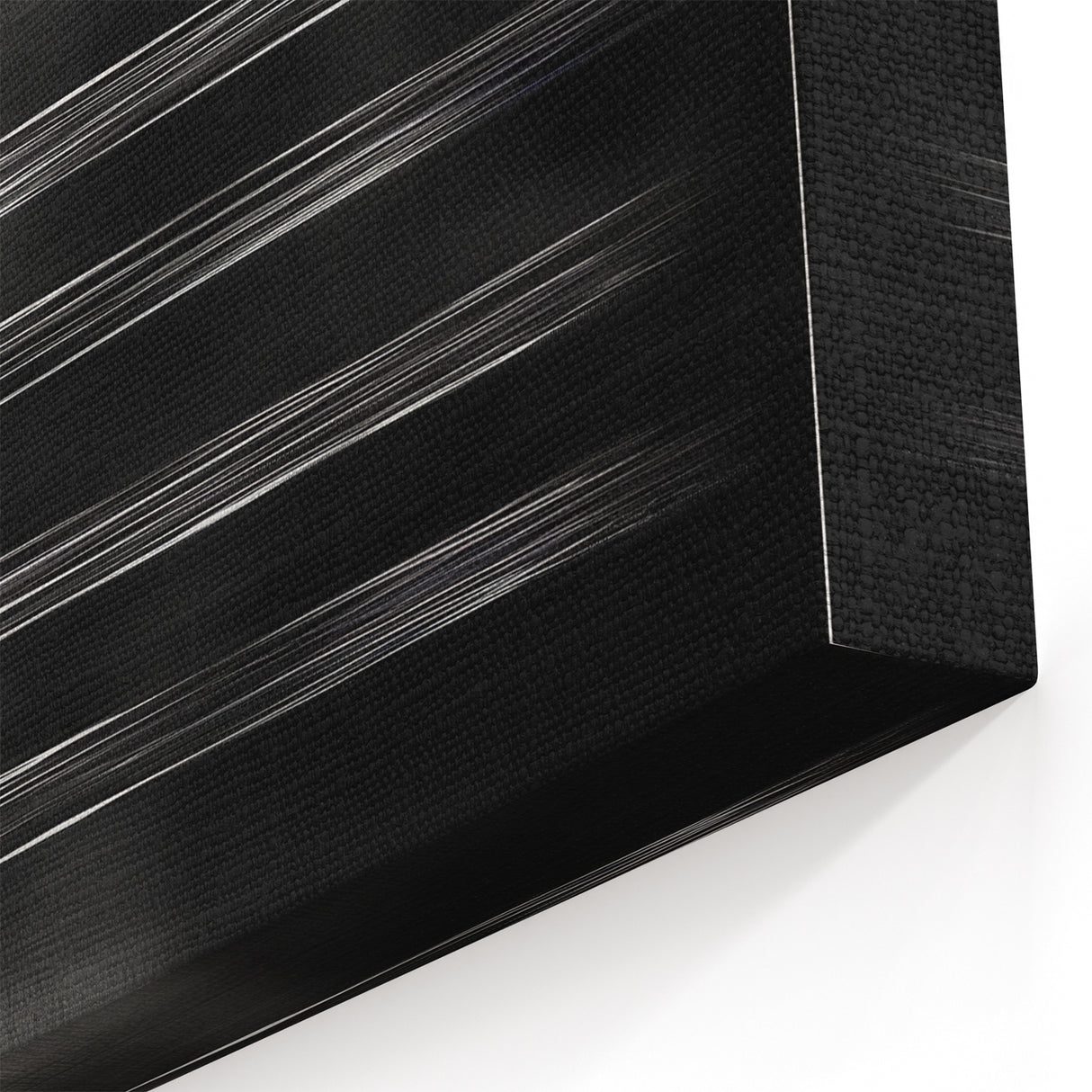 Minimalist Abstract Painting - Black & White Modern Wall Art