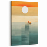 Serene Sunset Wall Art – Tranquil Nature Canvas Prints