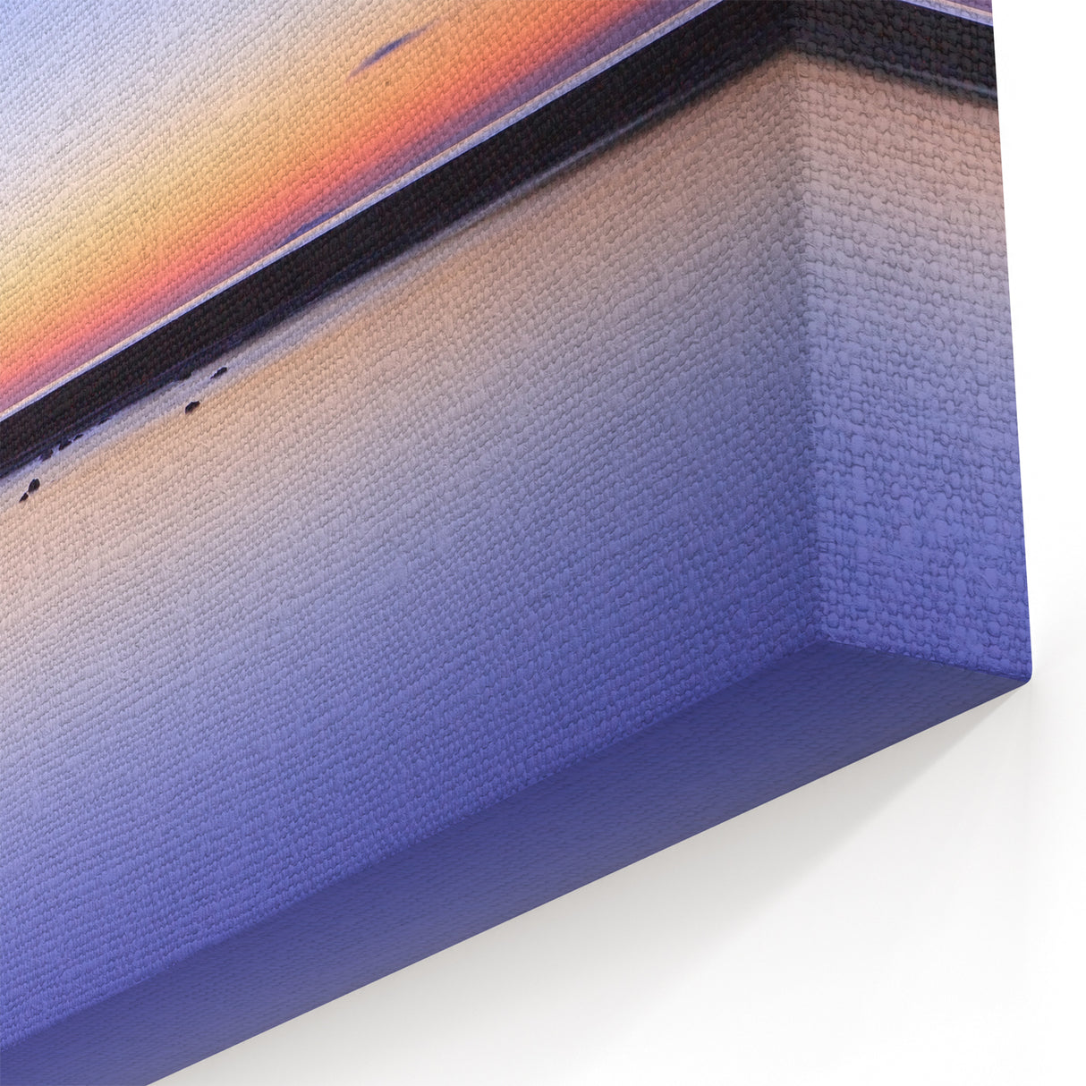 Serene Sunset Wall Art – Tranquil Seascape Horizon Print