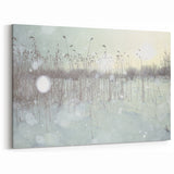 Winter Wonderland Wall Art – Snowy Field at Sunrise