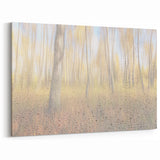 Tranquil Nature Canvas Prints – Rainy Forest Through Glass