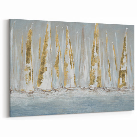 Relaxing Nature Wall Decor – Serene Sailboat Landscape Art
