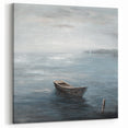 Tranquil Nature Canvas Prints – Serene Boat on Calm Waters