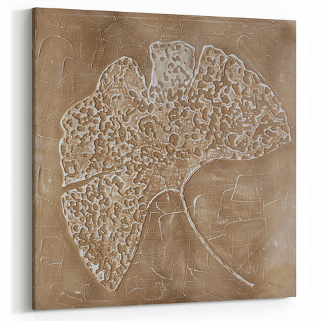 Serene Landscape Wall Art – Tranquil Nature Canvas Print in Beige