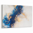 Modern Luxury Abstract Painting – High-End Navy & Gold Canvas Print