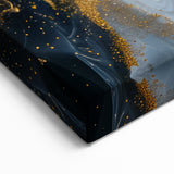 Luxury Black & Gold Abstract Painting – Modern Wall Art Print