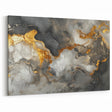 High-End Abstract Canvas Prints – Black, Gold & Gray Modern Art