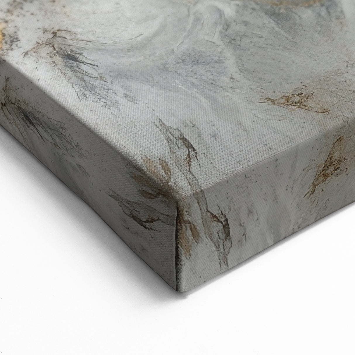 High-End Abstract Canvas Prints – Black, Gold & Gray Modern Art