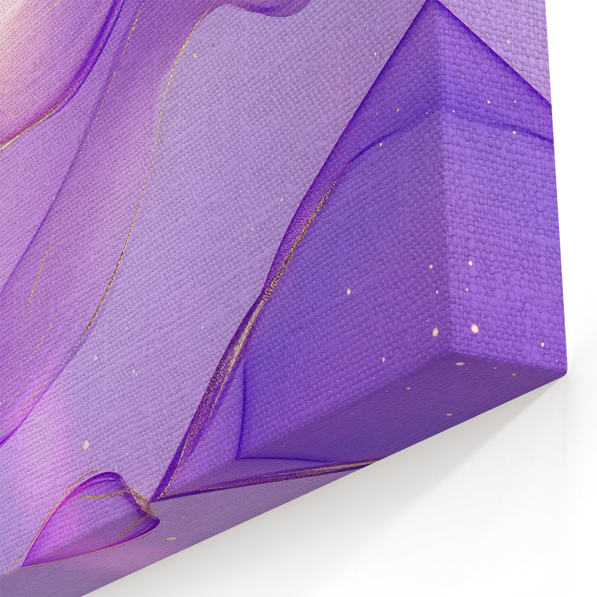 Premium Abstract Canvas Prints – Purple & Gold Luxury Wall Art