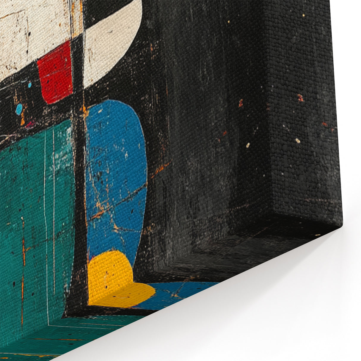 Modern Abstract Expressionist Wall Art – Geometric Canvas Print