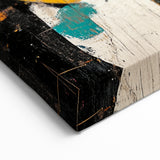 Modern Abstract Expressionist Wall Art – Geometric Canvas Print