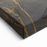 Sophisticated Abstract Art Designs – Black & Gold Canvas Print