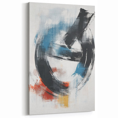 Minimalist Abstract Expressionist Wall Art – Modern Canvas Print