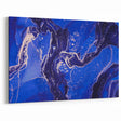 Upscale Abstract Art Collection – Royal Blue & Gold Canvas