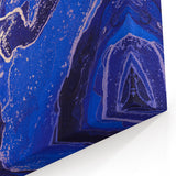 Upscale Abstract Art Collection – Royal Blue & Gold Canvas