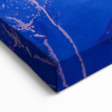 Upscale Abstract Art Collection – Royal Blue & Gold Canvas